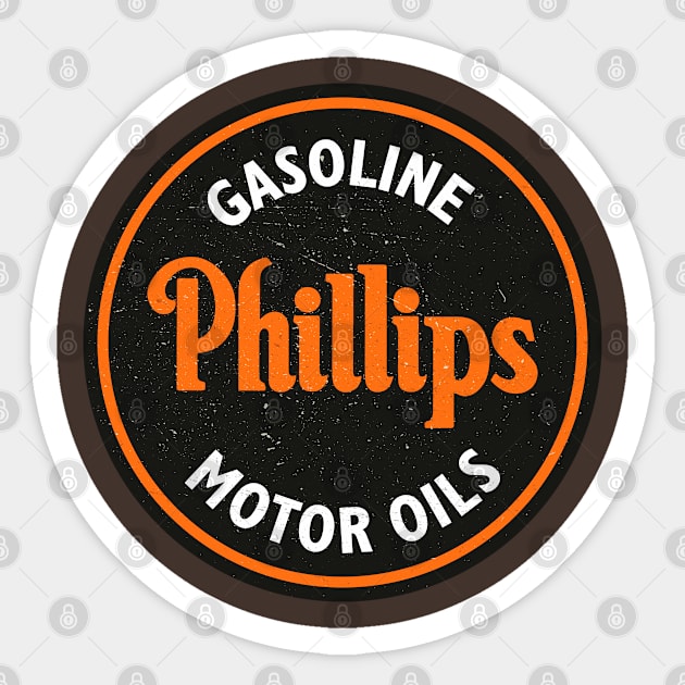 Phillips 66 Gasoline and motor oil Sticker by ploxd